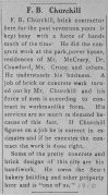 Frank Churchill Article 1910